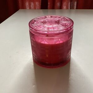 New HomeWorx - Harry Slatkin 3 Wick “Raspberry Coconut Snowball ”Scented Candle